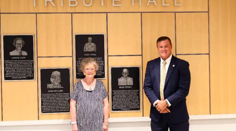 Southaven Unveils Plaque Honoring Judge Bob Perry The newest plaque in the Tribute Hall was unveiled last night