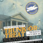 Olive Branch hosts 2026 Trunk-Or-Treat event in Old Towne Join us Thursday, October 29th for the City of Olive Branch's 2026 Trunk-Or-Treat in Old Towne