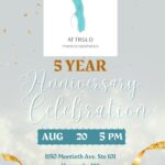 Aftrglo Medical Aesthetics marks fifth anniversary with all-day celebration Tomorrow is a BIG day for Aftrglo Medical Aesthetics as they celebrate 5 amazing years in business!