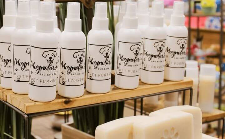 Magnolia Soap and Bath Co. offers Pet Soap and Pet Purfume for dogs 🐾 Bath day just got an upgrade!