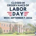 City buildings closed Monday for Labor Day City buildings will be closed Monday, September 7th in observance of Labor Day