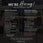 Small Town Sass seeks sales associate and several models We’re adding to our Small Town Sass crew!