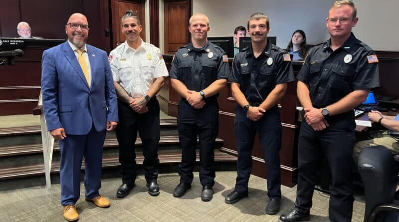 Olive Branch fire crew honored with Mayor’s Award for storm response Congratulations to Olive Branch Fire Dept Truck 2 - B Shift on receiving the Mayor's Award
