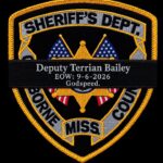 Claiborne County sheriff’s deputy killed in line of duty Image supplied with the Horn Lake Police Department RSS post
