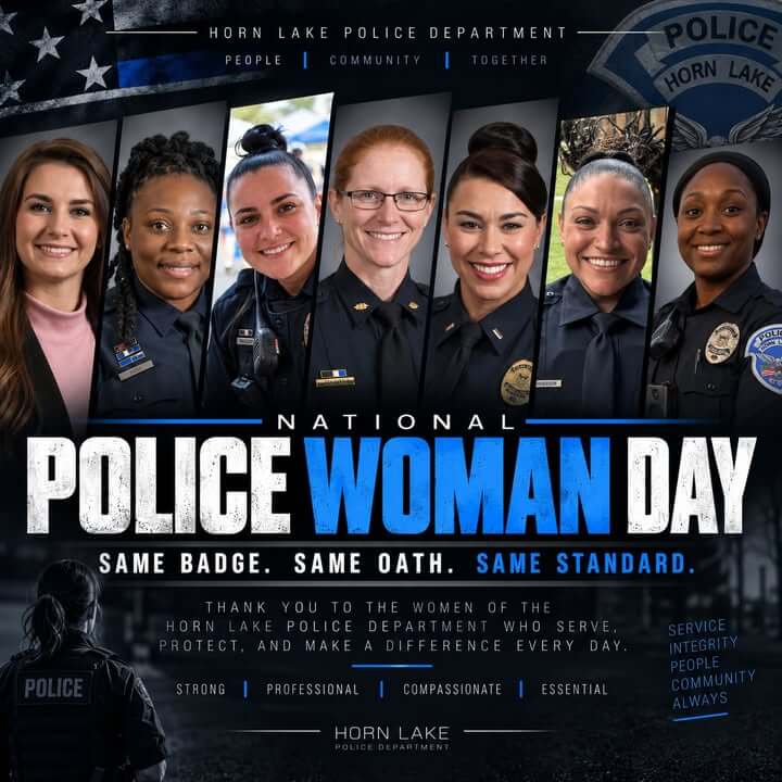 Horn Lake Police Department recognizes women officers on National Police Woman Day
