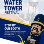 Cook's Pest Control to appear at Hernando Water Tower Festival Image supplied with the Hernando Main Street Chamber of Commerce RSS post