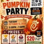 Pumpkin party and carving contest announced for Chick-fil-A Southaven Image supplied with the Hernando Main Street Chamber of Commerce RSS post