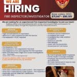 Southaven Fire Department hiring Fire Inspector/Investigator Image supplied with the Southaven Fire Department RSS post