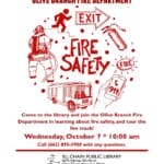 Olive Branch Fire Department to Discuss Fire Safety at Library Image supplied with the City of Olive Branch RSS post