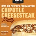 Chipotle Cheesesteak Philly coming to a Lennys location Sept. 28 Image supplied with the Hernando Main Street Chamber of Commerce RSS post