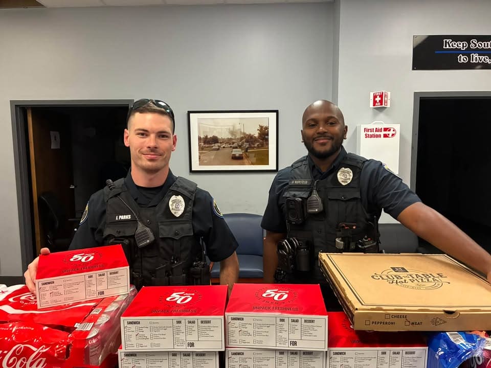 Sam’s Club and Jason’s Deli Provide Food, Supplies for Southaven Officers