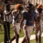 DeSoto County Football, Sept. 11: Olive Branch Takes the 72nd Meeting, Hernando Falls 60-58 in Double Overtime Lewisburg quarterback Kaysen Wiggins (15) on the field during a DeSoto County high school football game.