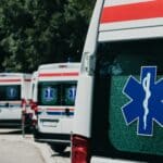 Southaven Commits $35,000 to DeSoto County Crisis Center Ambulances parked outside a medical facility, illustrating emergency transport and the DeSoto County crisis center