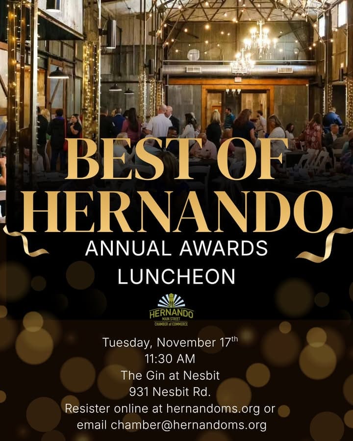 Image supplied with the Hernando Main Street Chamber of Commerce RSS post
