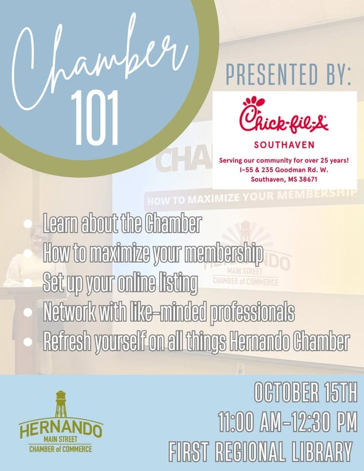 Image supplied with the Hernando Main Street Chamber of Commerce RSS post