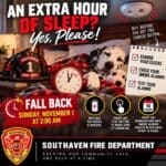 Southaven Fire Department urges smoke alarm checks as daylight saving time ends Image supplied with the Southaven Fire Department RSS post