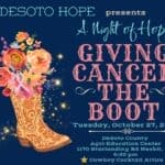 A Night of Hope Sells Out in Nesbit; Raffle Still Open A Night of Hope Giving Cancer the Boot flyer with a floral cowboy boot, Oct. 27, 2026, Nesbit