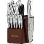 The 5 Best Kitchen Knife Sets for DeSoto County Home Cooks Astercook 15-piece kitchen knife set with acacia block