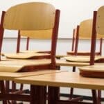 DeSoto County School Grades 2026: Every School's Rating Empty classroom with wooden desks and chairs, illustrating DeSoto County school grades for 2026