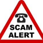 DeSoto County Sheriff Warns of Jury Duty Phone Scam Scam alert warning sign with telephone icon for DeSoto County phone scam