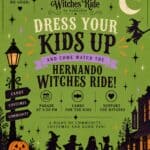 Dress Your Kids Up: Hernando Witches Ride Set for October 10 in Downtown Hernando Hernando Witches Ride flyer: dress your kids up, parade October 10 at 5:30 PM