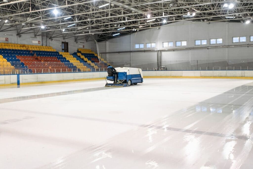 Landers Center Ice Installed for Monarchs Home Opener