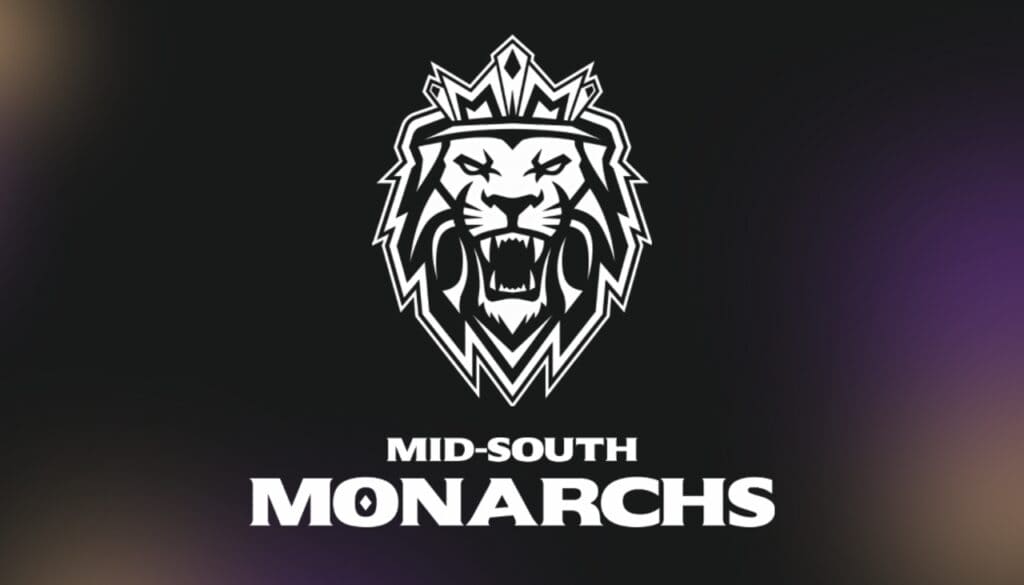 Mid-South Monarchs logo, the Southaven hockey team that played its first game Oct. 9