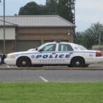 Southaven Fentanyl Operation Part of AG Strike Force Sweep A Southaven police cruiser parked on a city street, illustrating the Southaven fentanyl operation