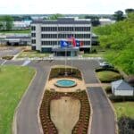 Southaven Mayor Defends SpaceXAI Home Buyouts as Voluntary Aerial view of Southaven City Hall, where the mayor discussed SpaceXAI buyouts at the Oct. 6 Board of Aldermen meeting